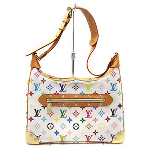 Louis Vuitton Boulogne Bag Monogram Multicolor White